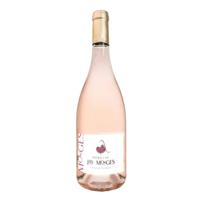 Packshot du côtes de provence rosé millésime 2024 du Domaine Jas Monges au format png