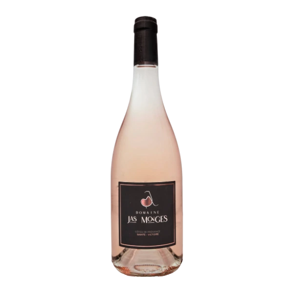 Packshot du rosé sainte victoire millésime 2024 du Domaine Jas Monges